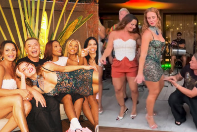 Paolla Oliveira reúne Viviane Araujo, Ludmilla e mais famosos em festão de aniversário