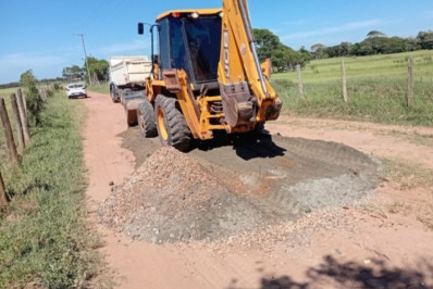 Agricultura e Obras realizam melhorias em vias após ouvir produtores rurais