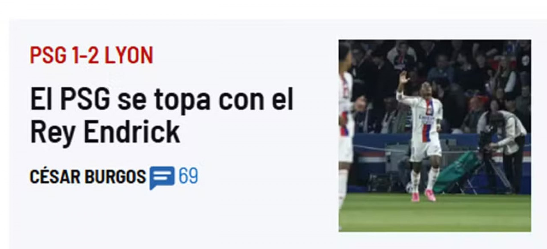 “Rei Endrick”: imprensa mundial se rende ao brasileiro ap&oacute;s brilho em Paris