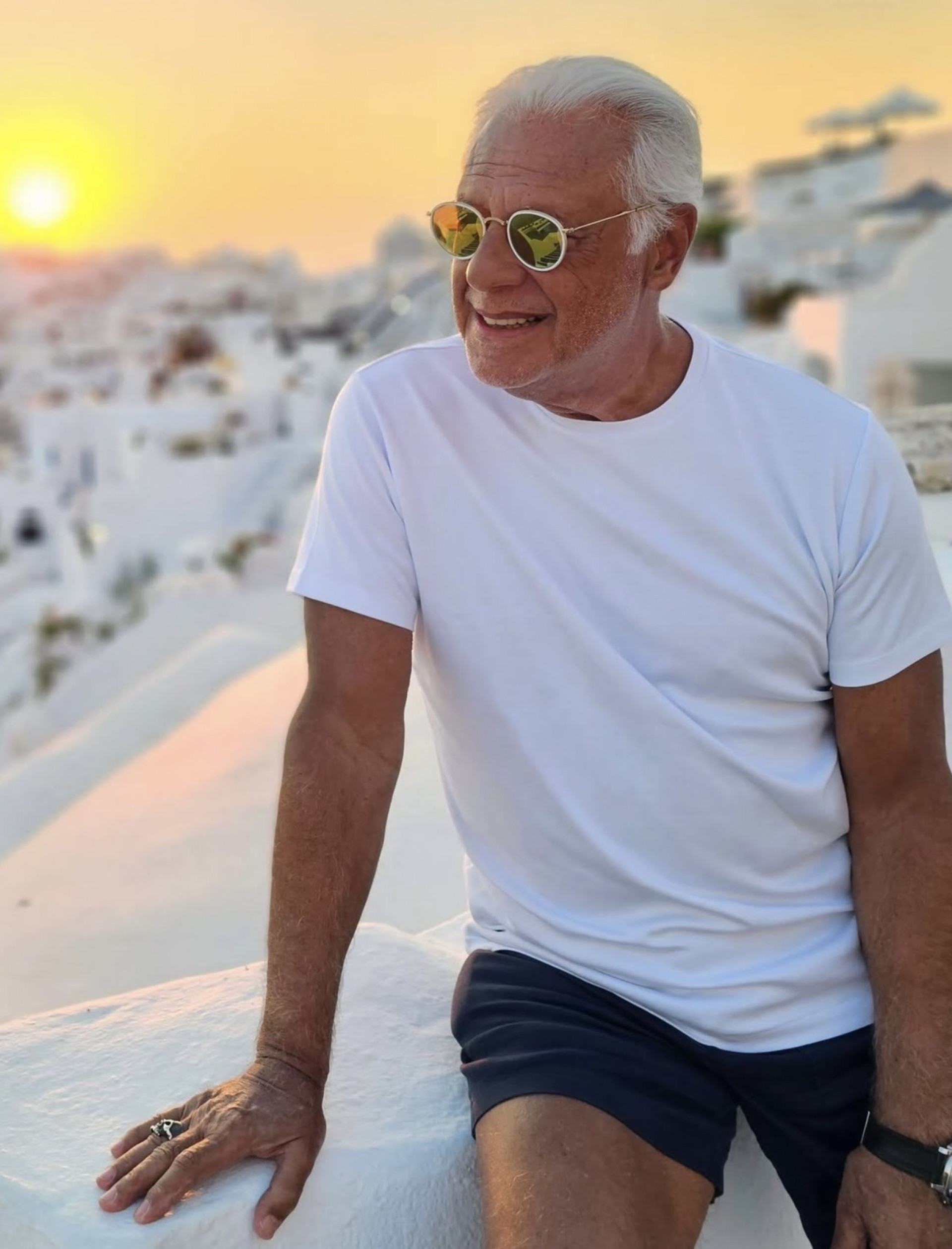 Antônio Fagundes em foto postada pela esposa Alexandra Martins - Reprodução/Instagram