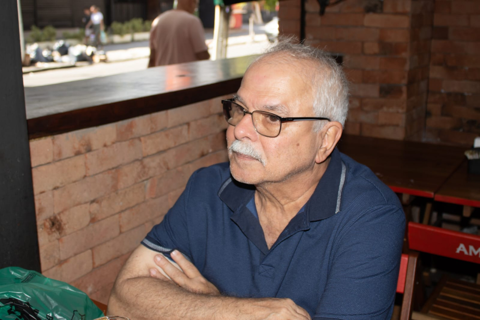 Lino Monteiro elogiou esquema de trânsito na Rua Cachambi - Érica Martin / Agência O Dia