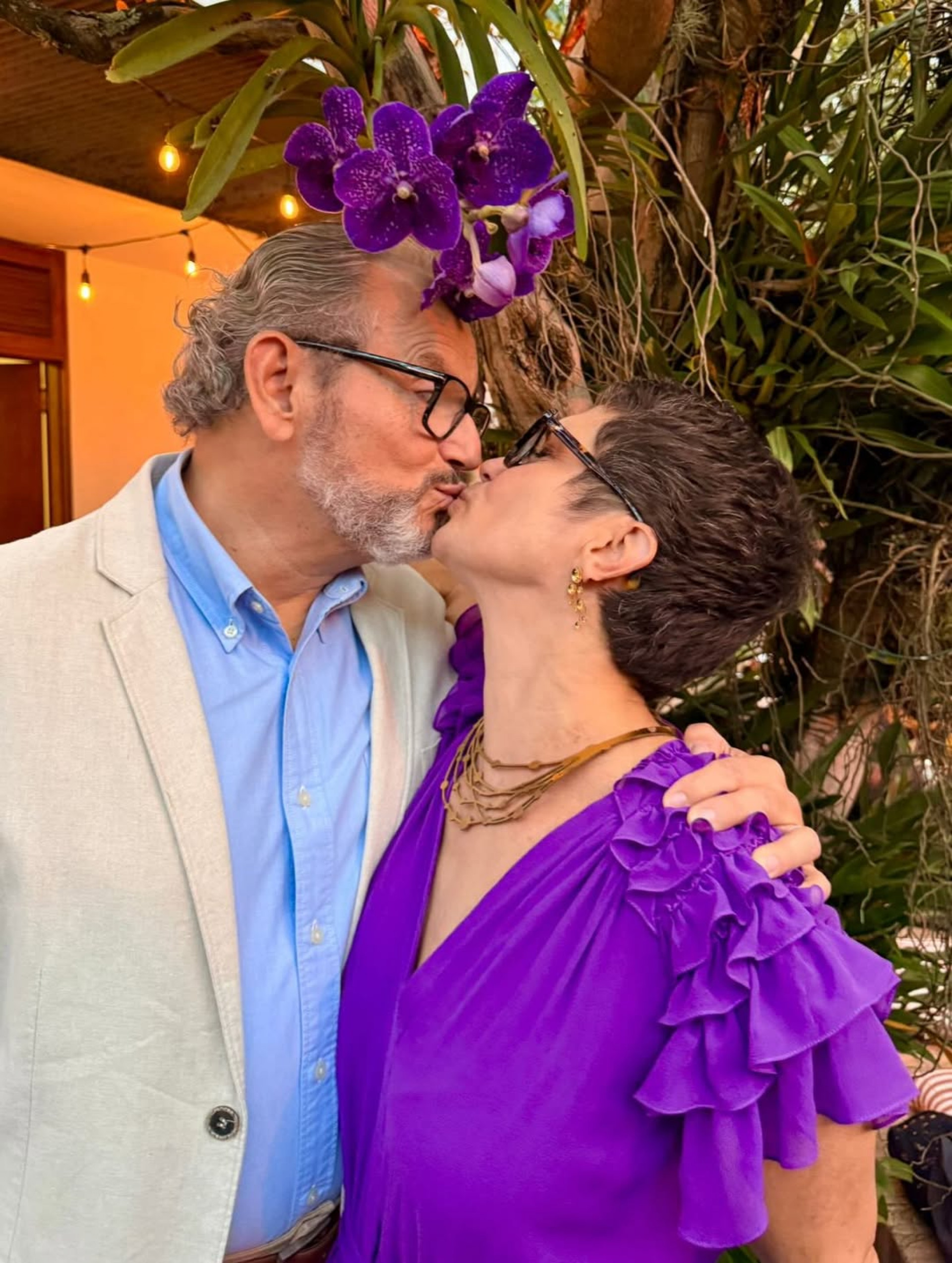 Ernesto Paglia e Sandra Annenberg estão juntos desde os anos 1990 - Reprodução/Instagram