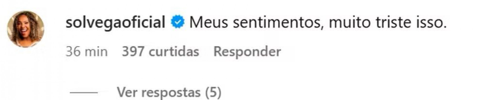 Ex-BBB Sol Vega comenta sobre falecimento do pai de Ana Paula Renault, Gerardo Renault. - Reprodução / Instagram