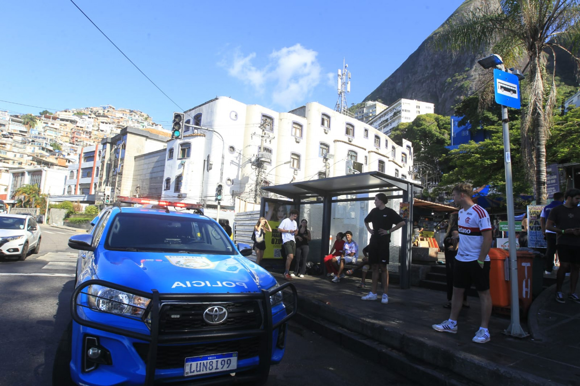 Policiamento reforçado no Vidigal após tiroteio - Reginaldo Pimenta/Agência O DIA