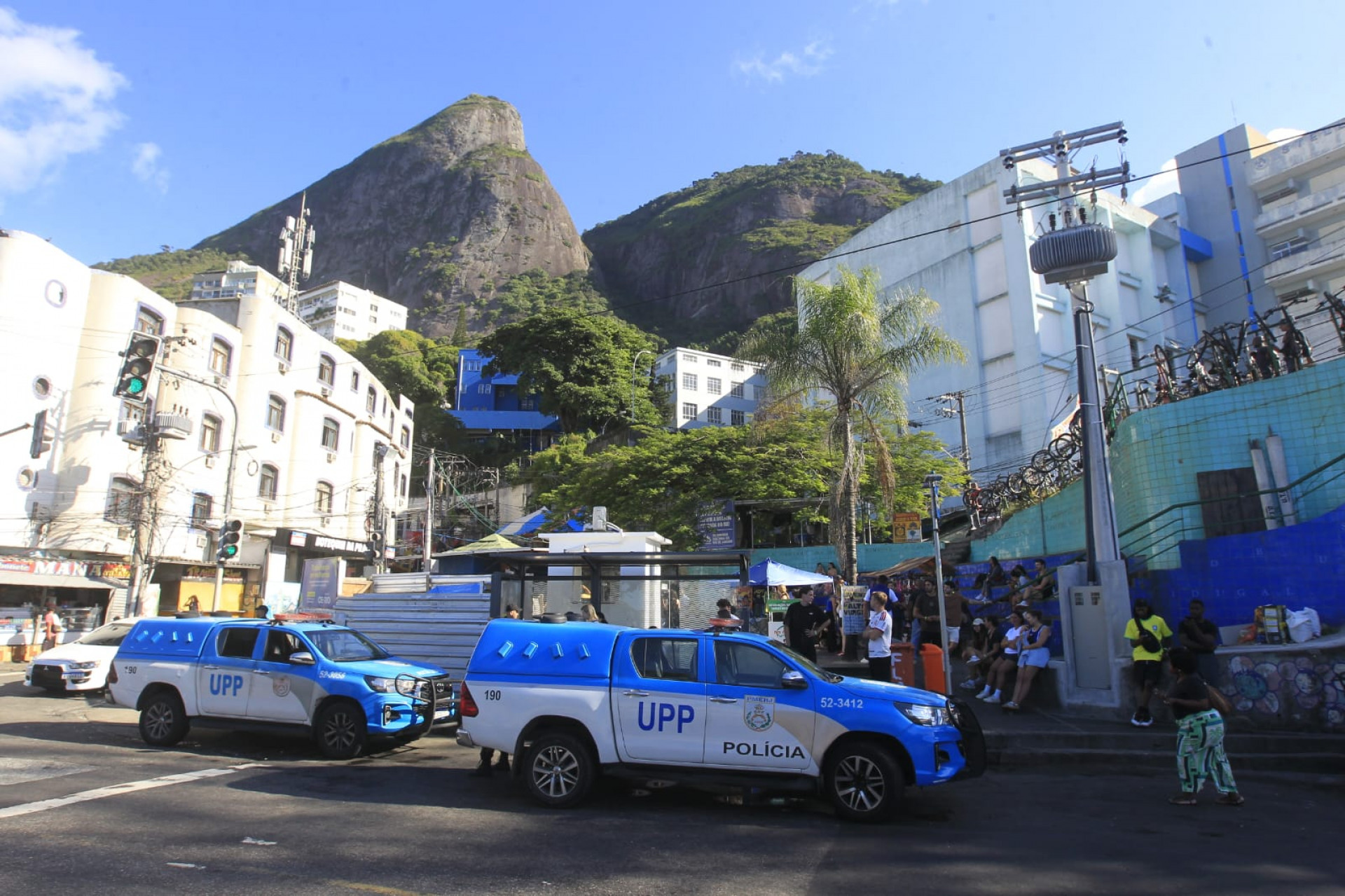 Policiamento reforçado no Vidigal após tiroteio - Reginaldo Pimenta/Agência O DIA