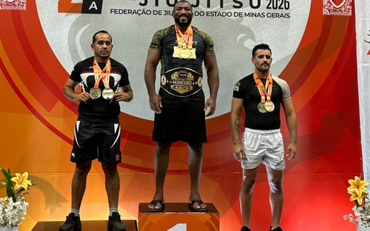 Destaque no Campeonato Mineiro da FJJEMG, Bombom faturou absoluto com e sem quimono