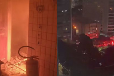 Incêndio em prédio no Recife deixa tio, sobrinha e três cachorros mortos