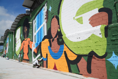 Parque RJ Nosso Sonho recebe novos painéis do projeto Cidade Ilustrada