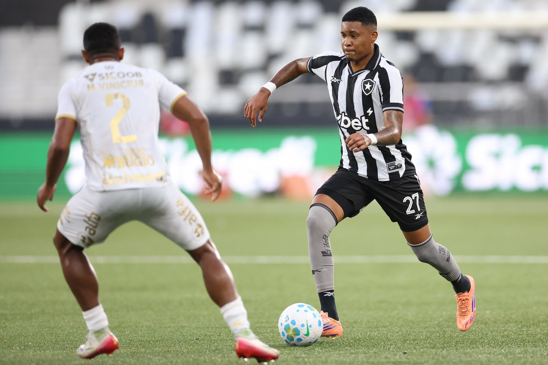 Botafogo enfrentou a Chapecoense, nesta quarta-feira (21), no Nilton Santos, pela Copa do Brasil - Vitor Silva / Botafogo