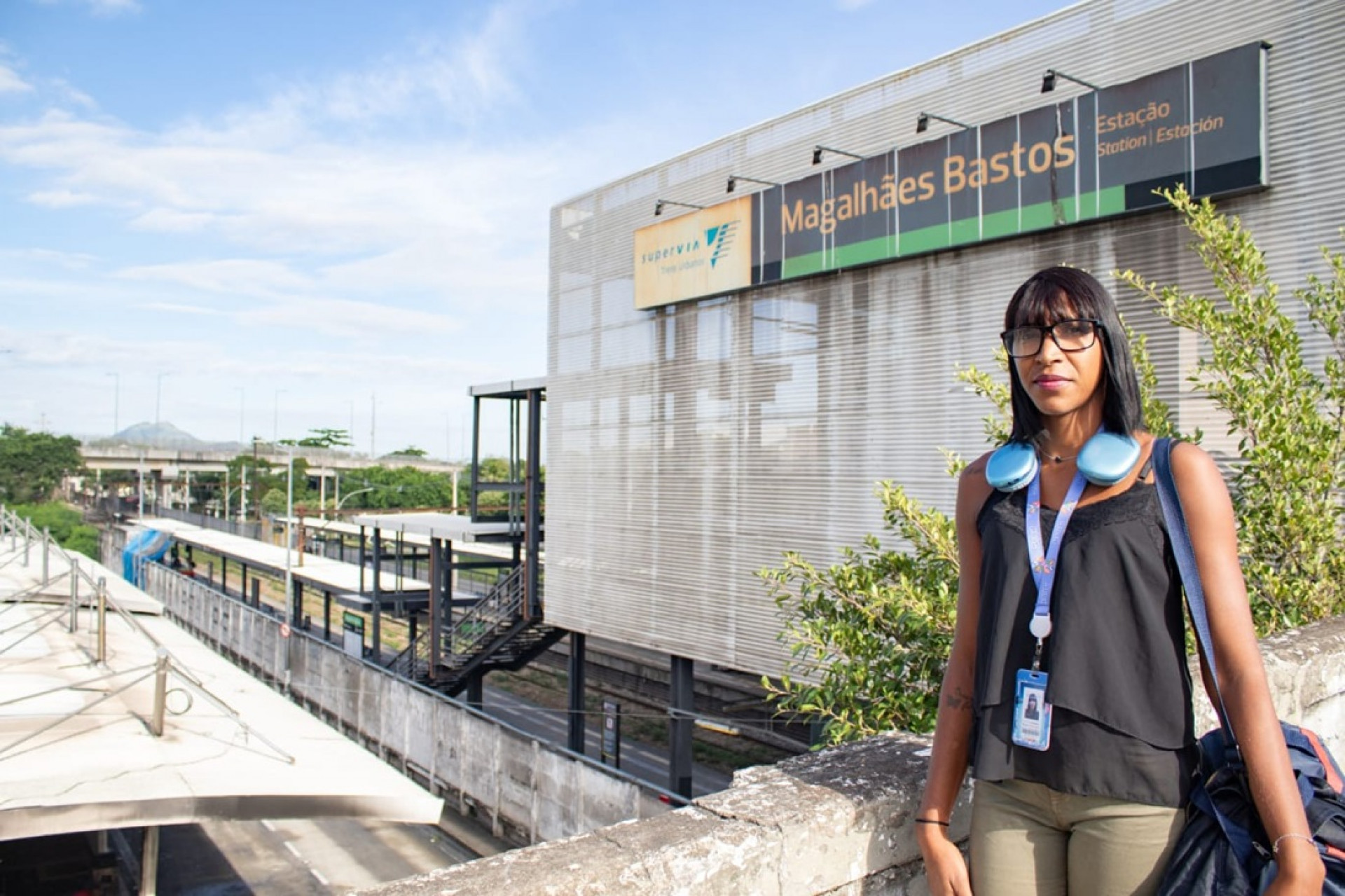 Roselene também questionou a falta de informações sobre o fechamento da estação de BRT - Érica Martin/Agência O Dia