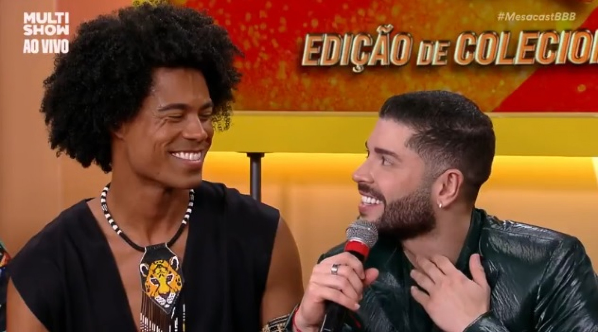 Marcelo iniciou romance com Breno no reality show  - Reprodução de Vídeo 