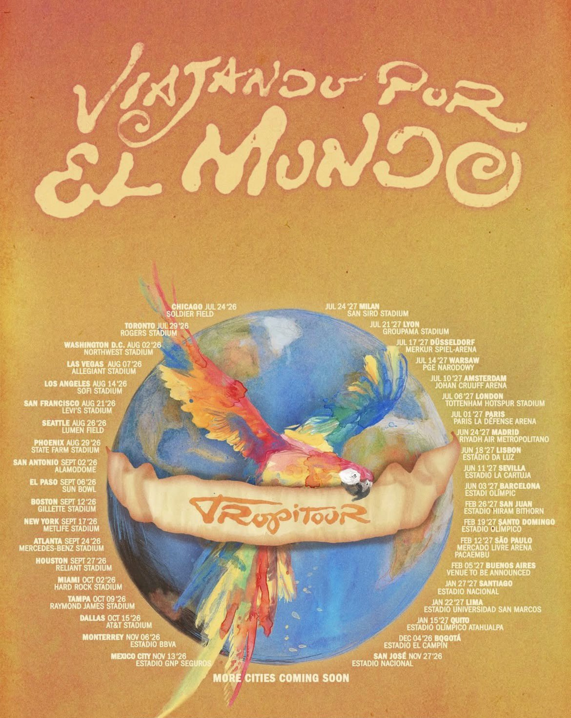 Turn&ecirc; "Viajando Por El Mundo" vir&aacute; ao Brasil - Reprodu&ccedil;&atilde;o/X