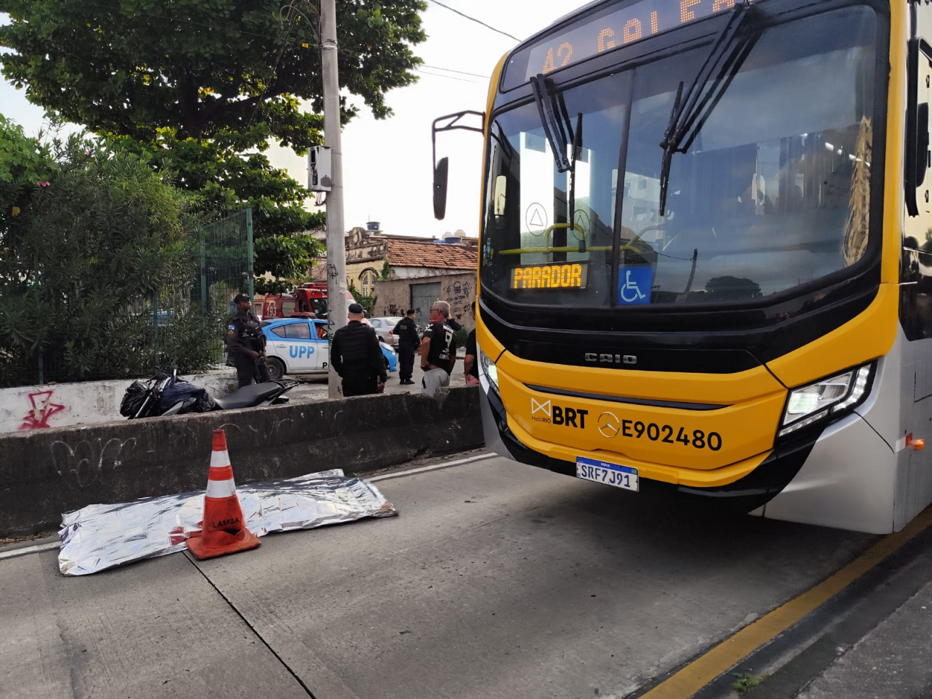 Tentativa de assalto aconteceu na Rua Antônio Rêgo, em Olaria - Érica Martin / Agência O Dia
