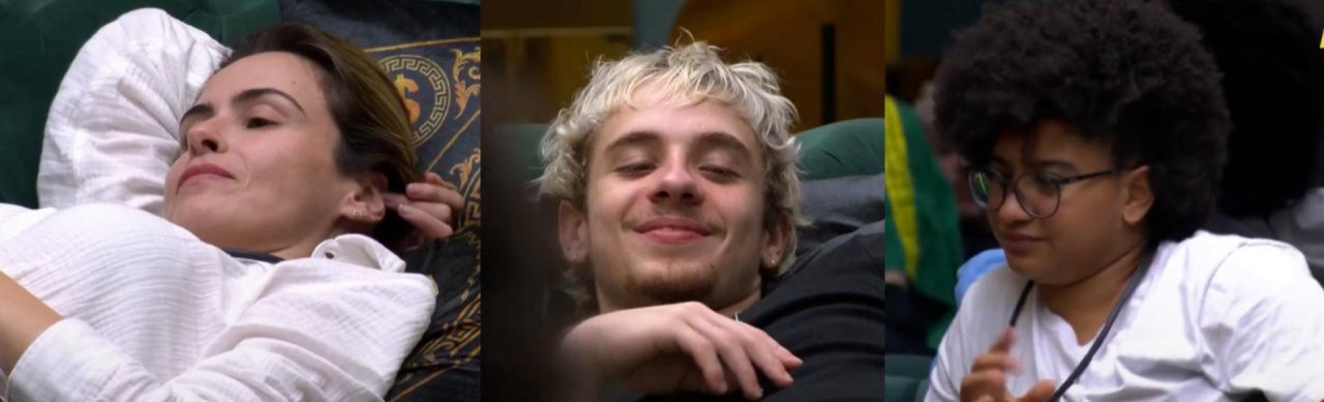 Ana Paula Renault, Juliano Floss e Milena Lages conversando no BBB - Reprodução / X