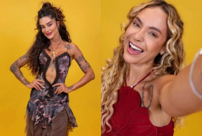 Sarah e Aline Campos se estranham em festa de encerramento do 'BBB 26'