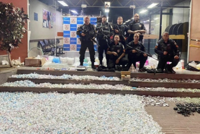 Policia Militar faz a maior apreensão de drogas da história de Maricá, R$ 1,4 milhão de entorpecentes foram retirados das ruas de Itaipuaçu