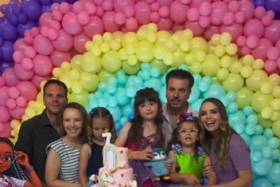 Thaeme Mariôto compartilha registros do aniversário da filha