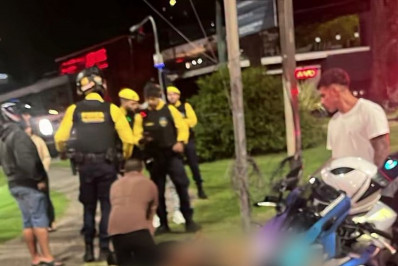 Suspeito de roubar moto morre e comparsa fica ferido na Lagoa