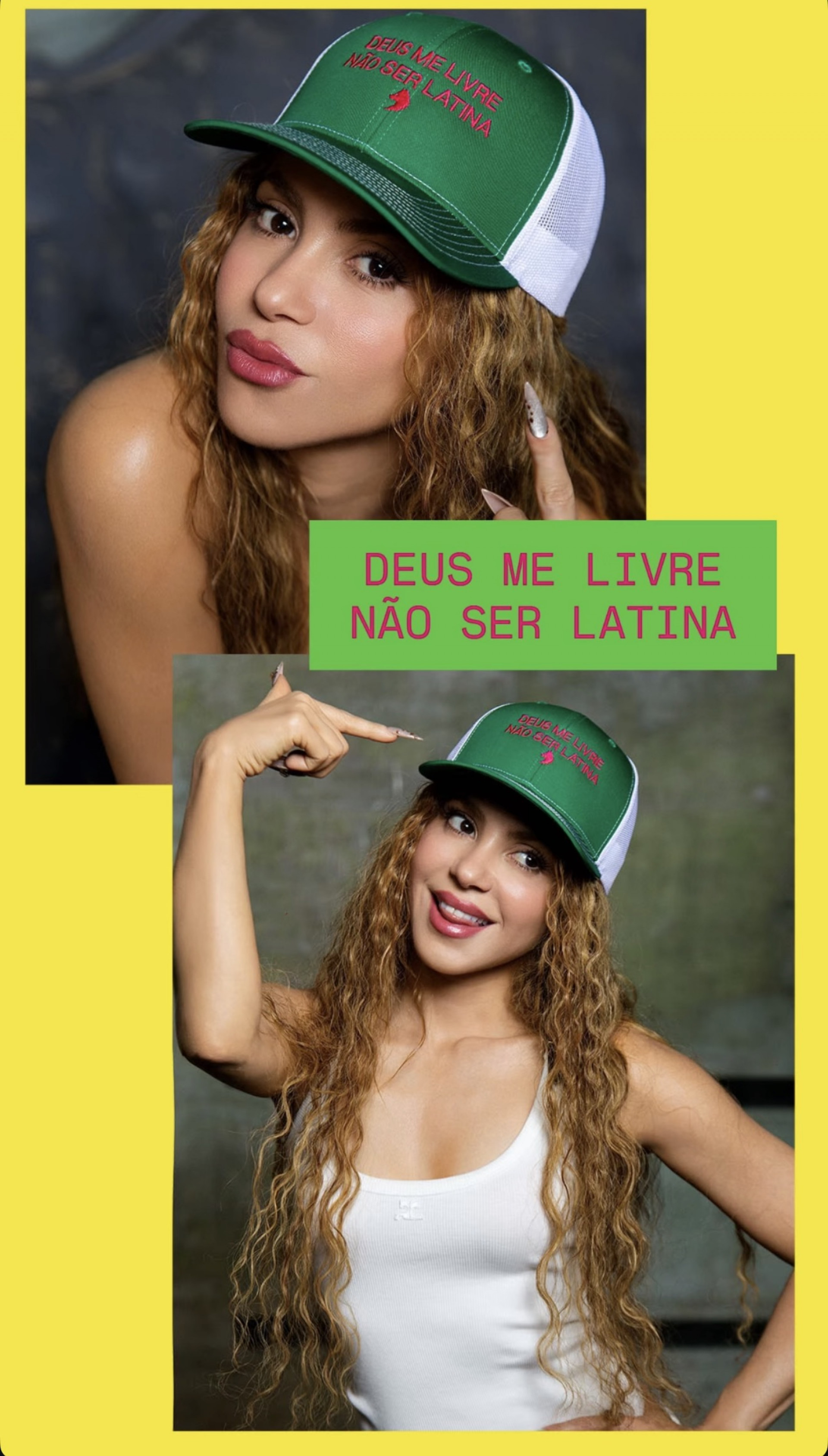 Shakira faz postagem em português no Instagram - Reprodução/Instagram