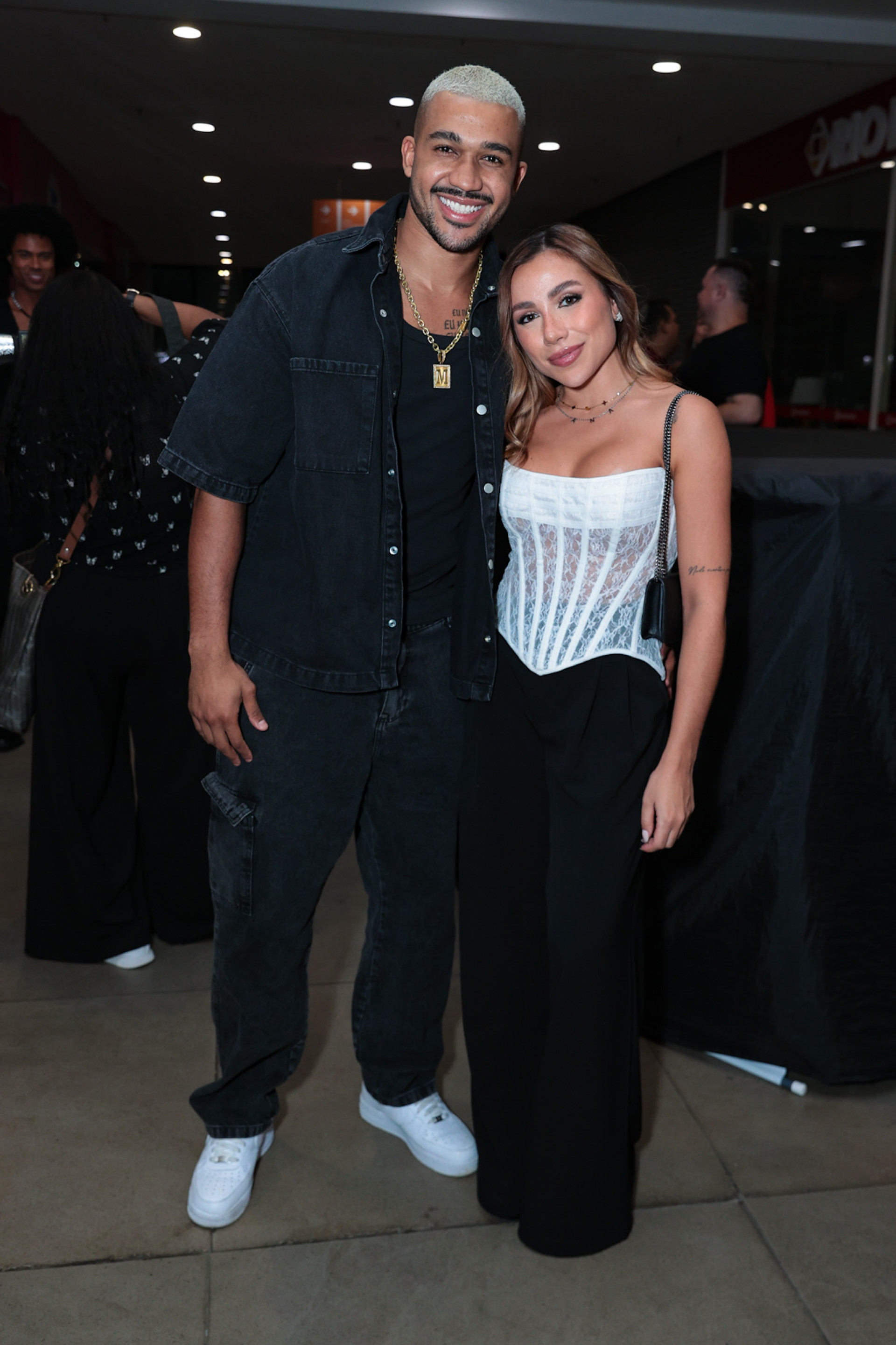 Matheus Moreira e a namorada -  Victor Chapetta/BrazilNews