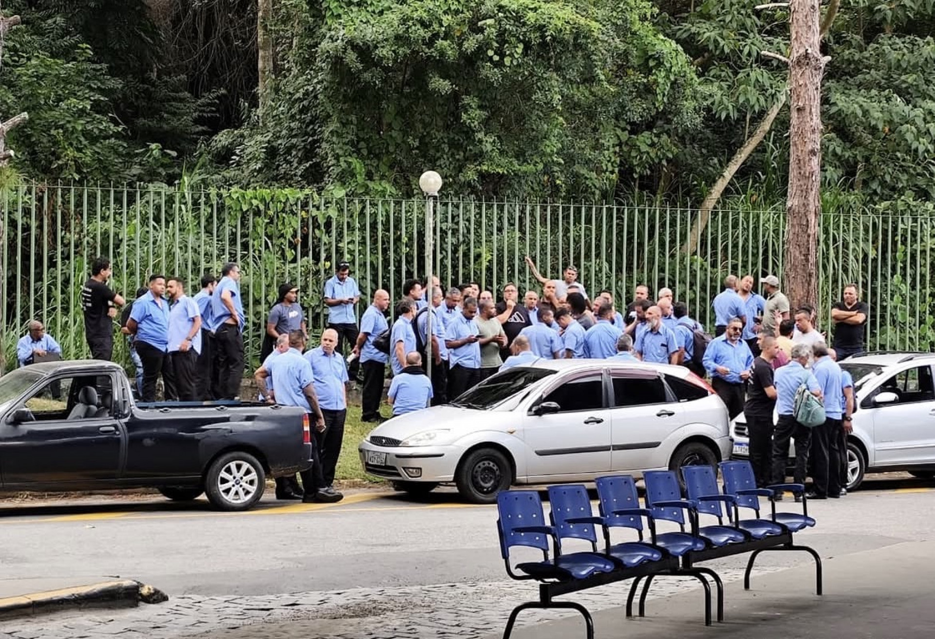 Rodoviários da Turp realizam paralisação por conta de atrasos em pagamentos