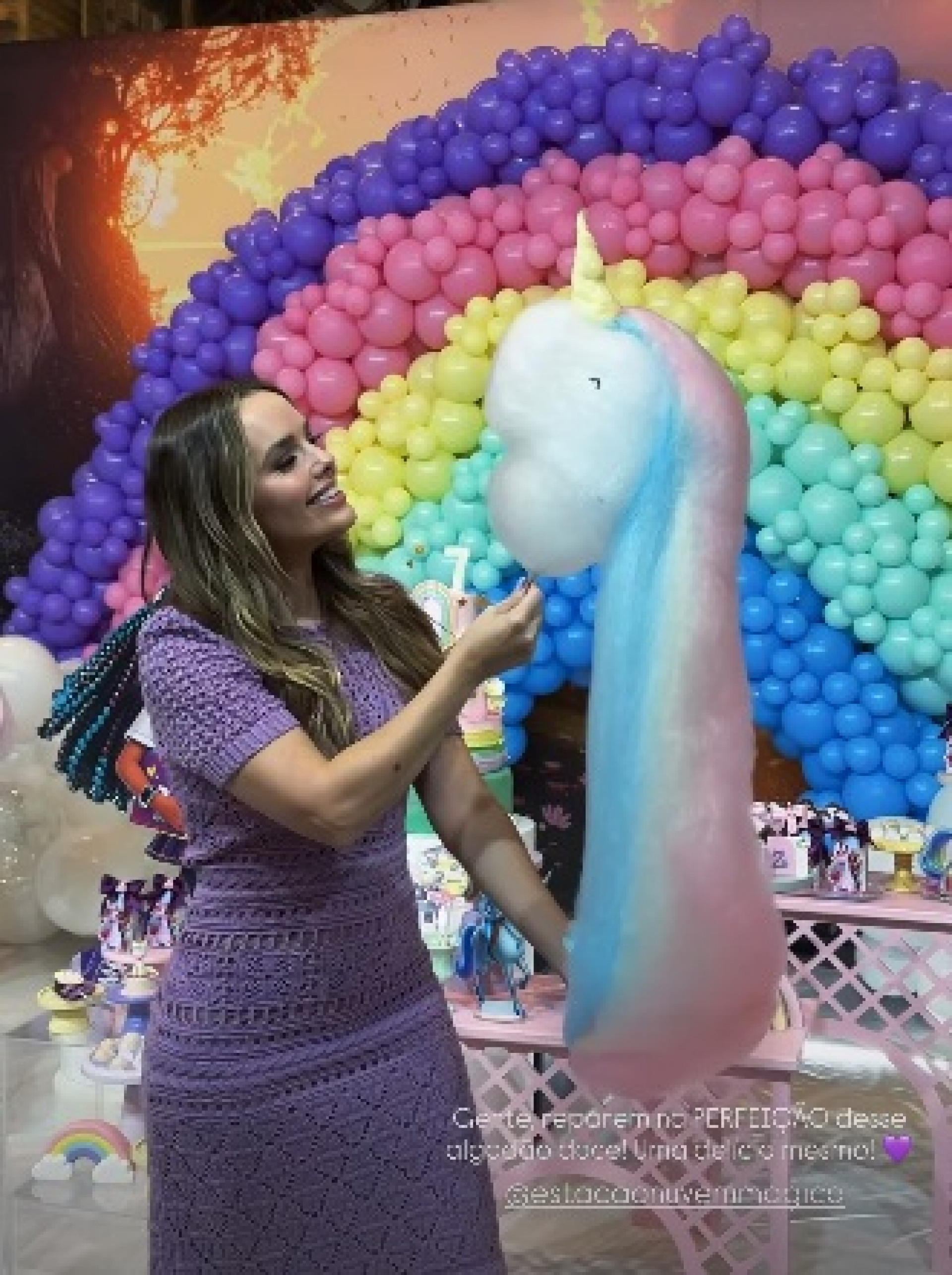 Thaeme exibiu detalhes da festa de aniversário da primogênita  - Reprodução/Instagram 