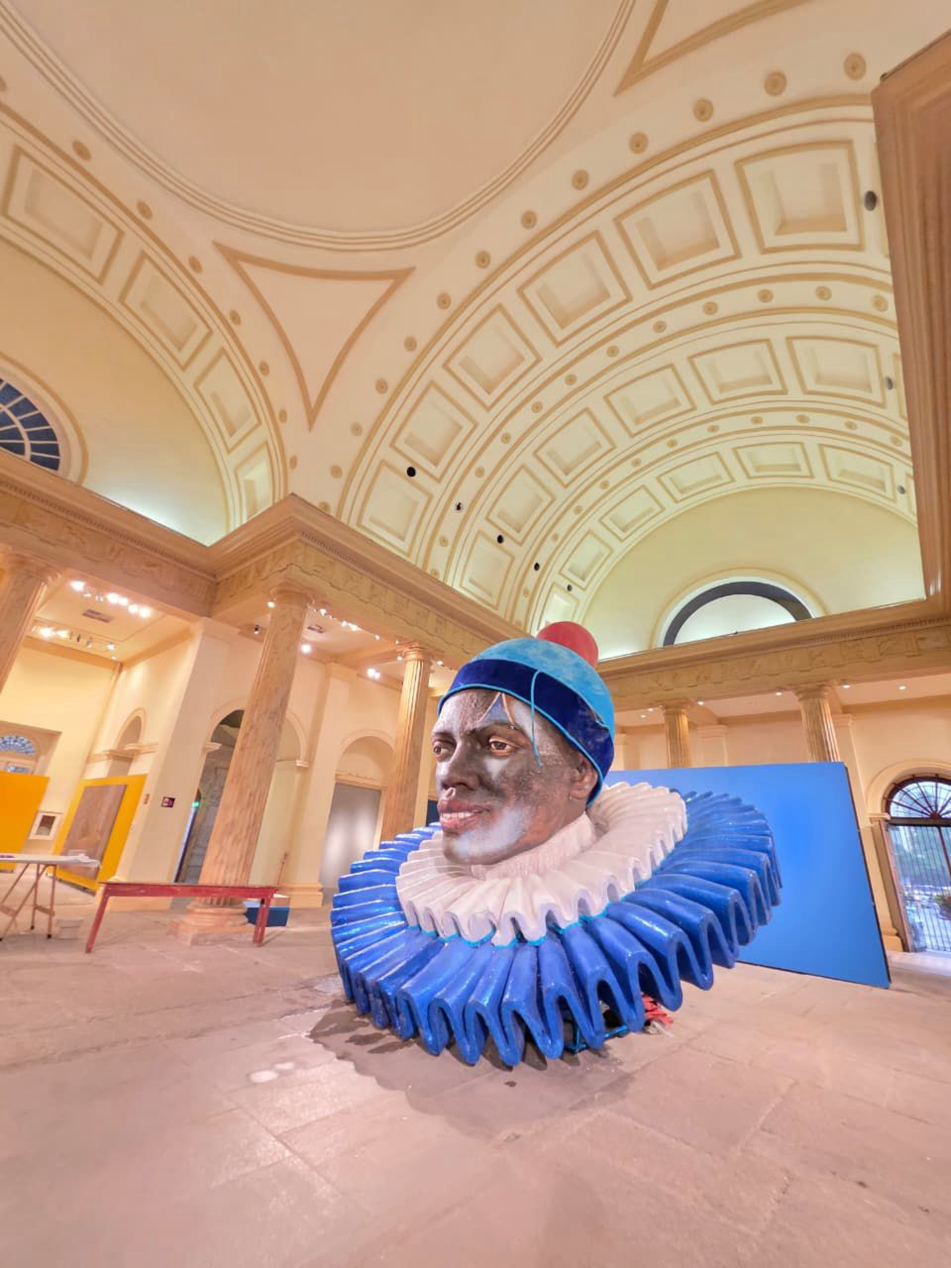 Vila Isabel apresenta escultura que fez parte do desfile de 2026, em homenagem a Heitor dos Prazeres - Divulgação