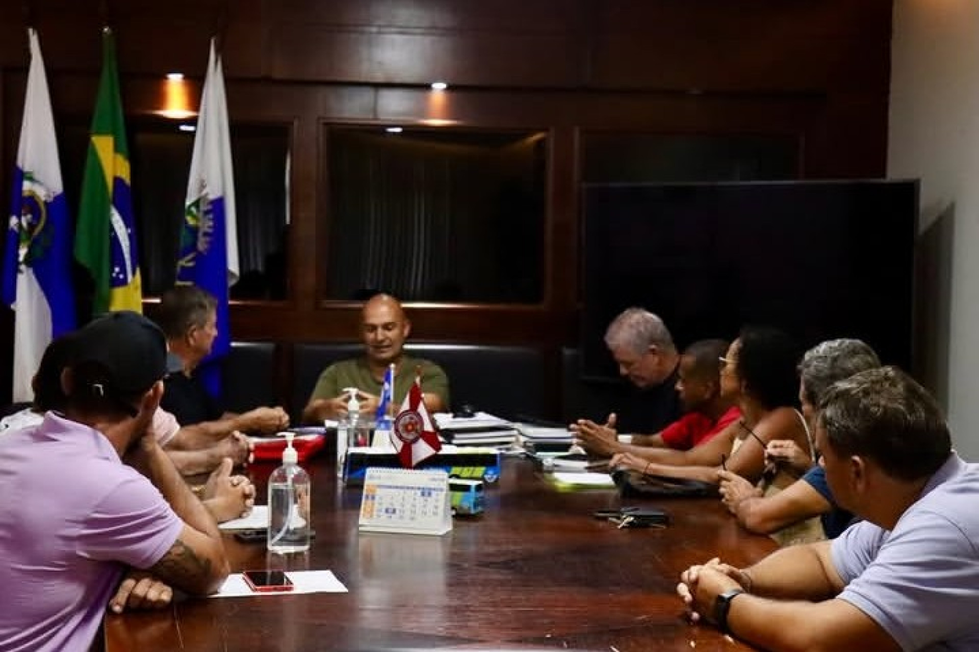 Reunião contou com representantes da UNIASPA e associações de moradores. - Reprodução/ Ascom