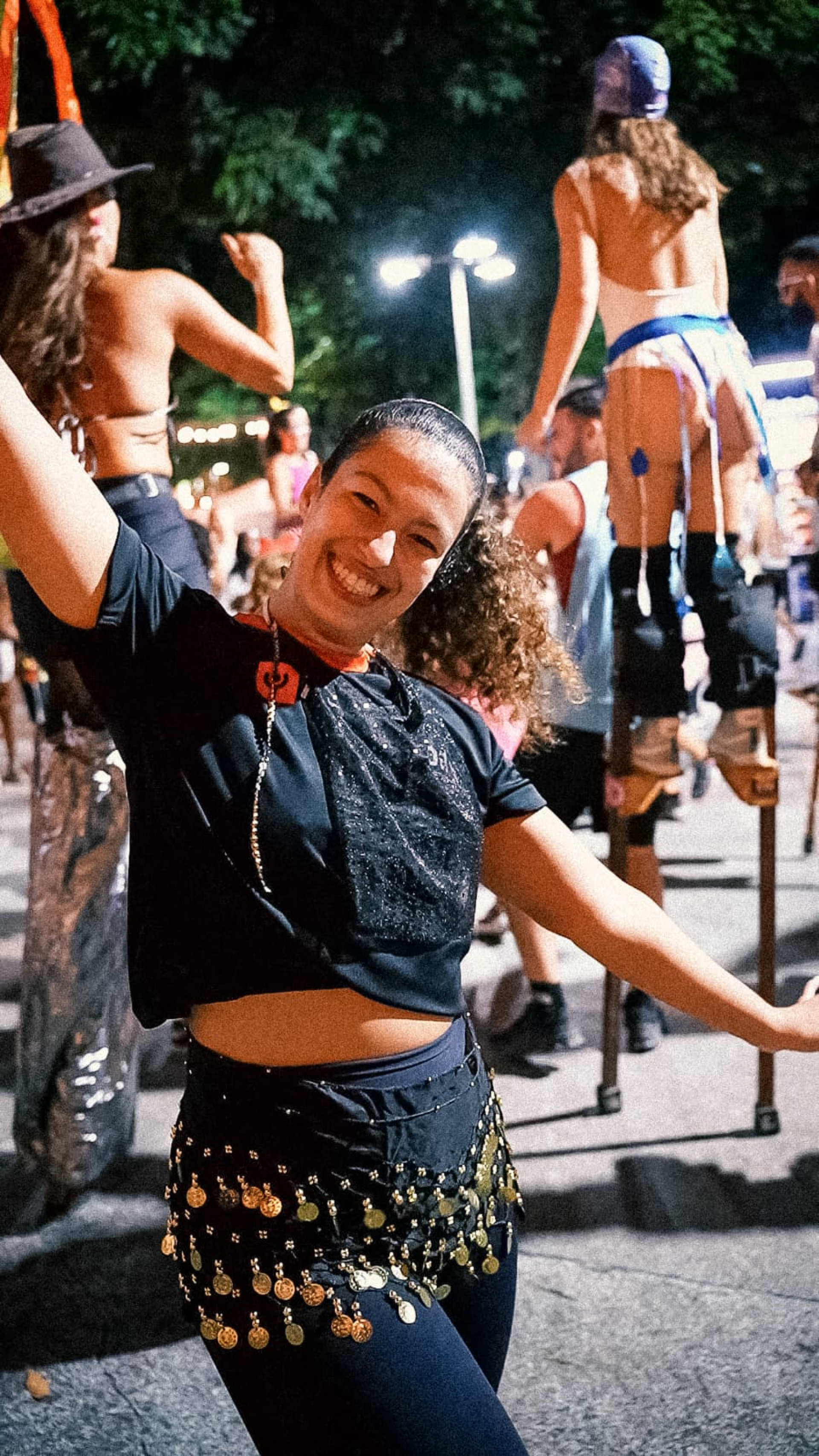 A professora Amanda Borges é embalada por todos os ritmos - Arquivo pessoal