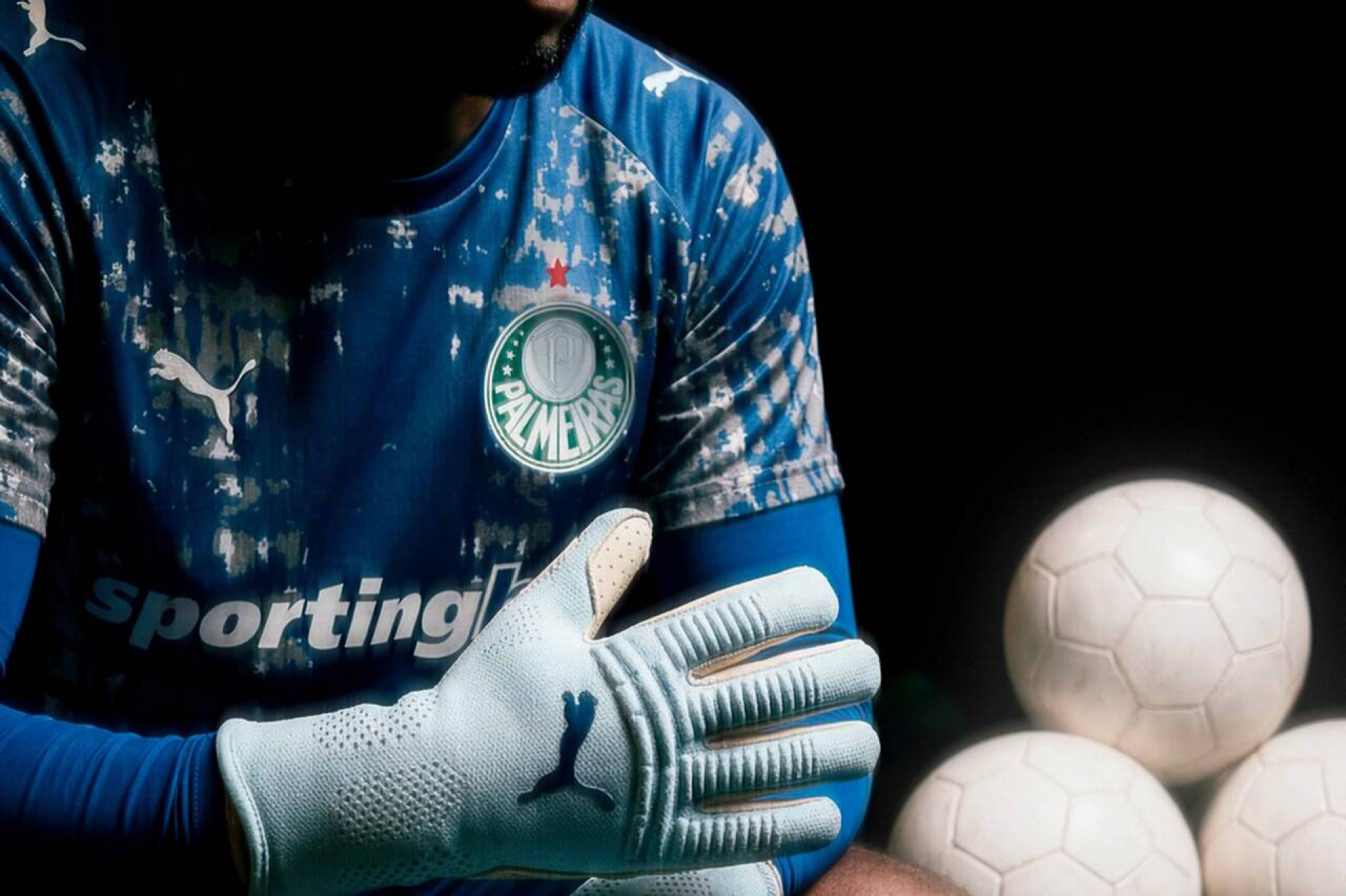 Palmeiras lan&ccedil;a uniforme especial de goleiro inspirado nos anos 90