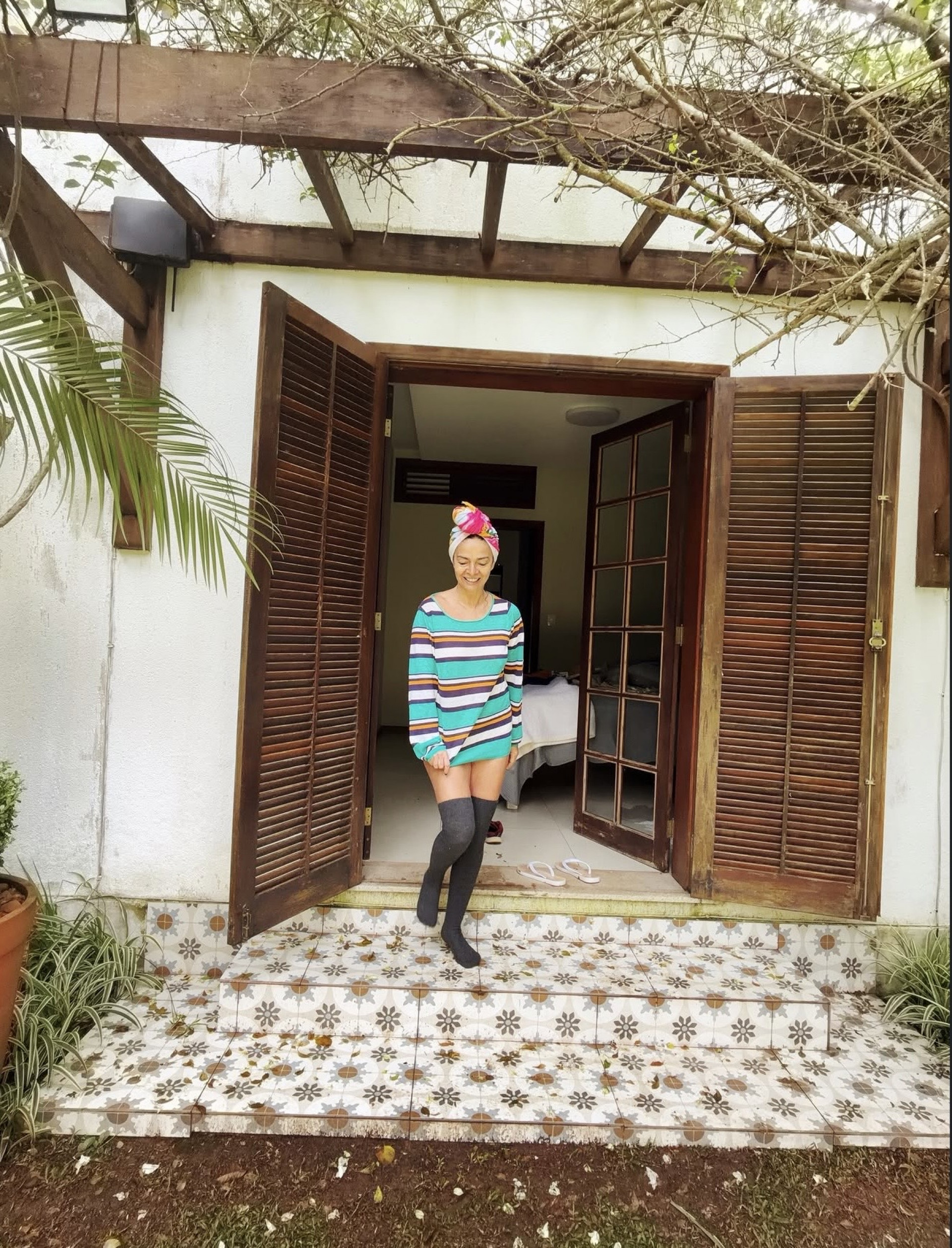 Claudia Ohana curte feriado - Reprodução/Instagram