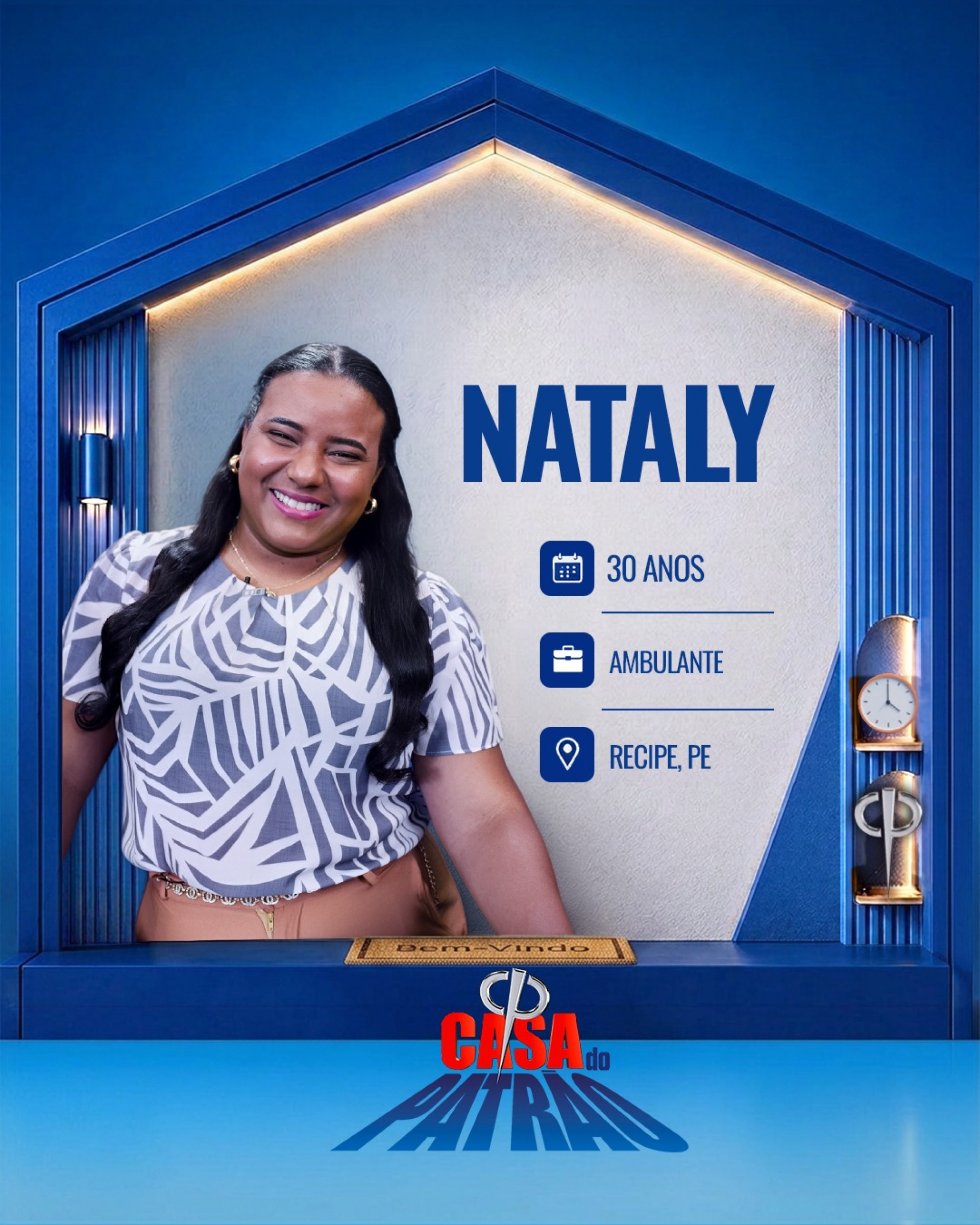 Nataly, participante da 'Casa do Patrão' - Divulgação / Record