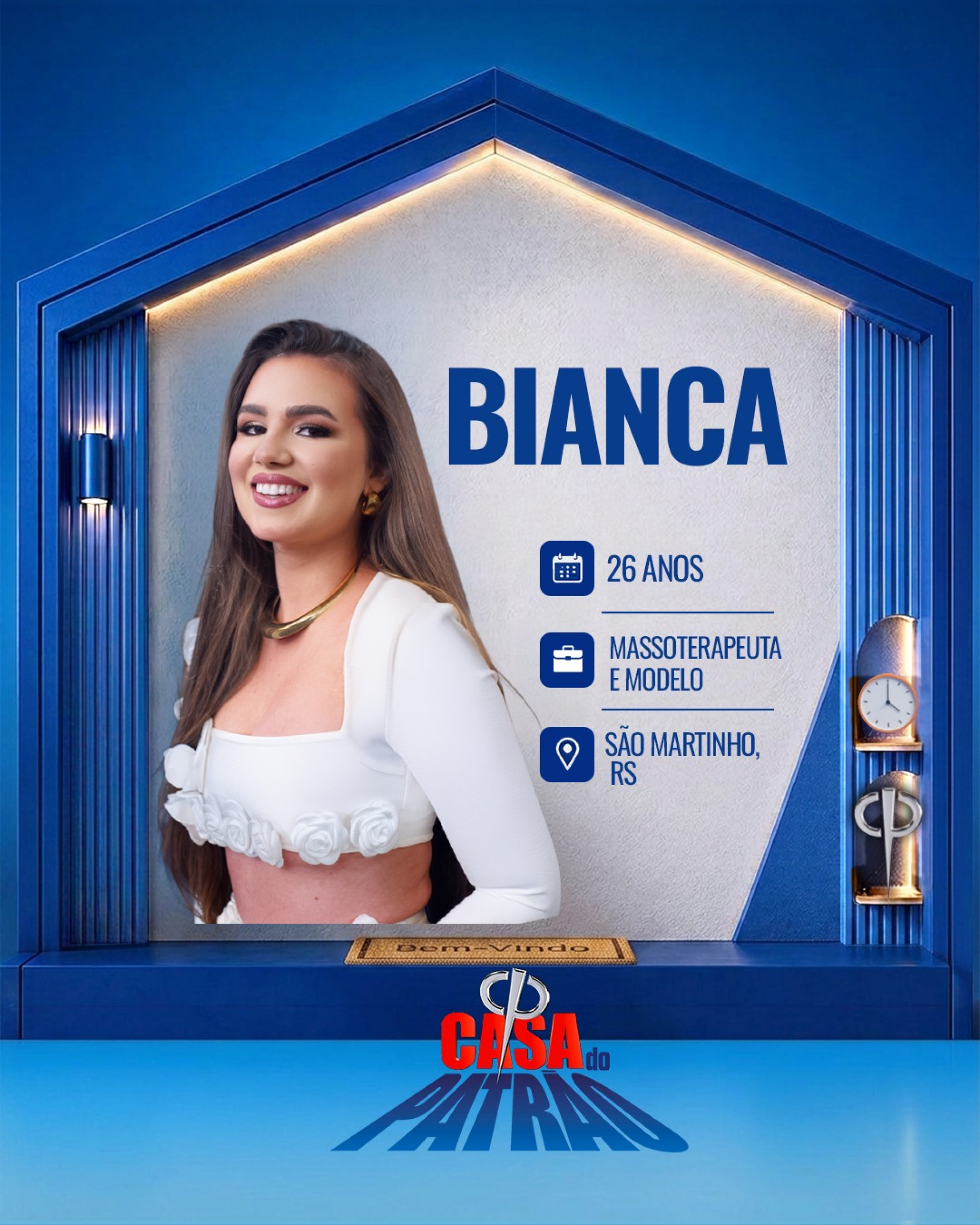 Bianca, participante da 'Casa do Patrão' - Divulgação / Record