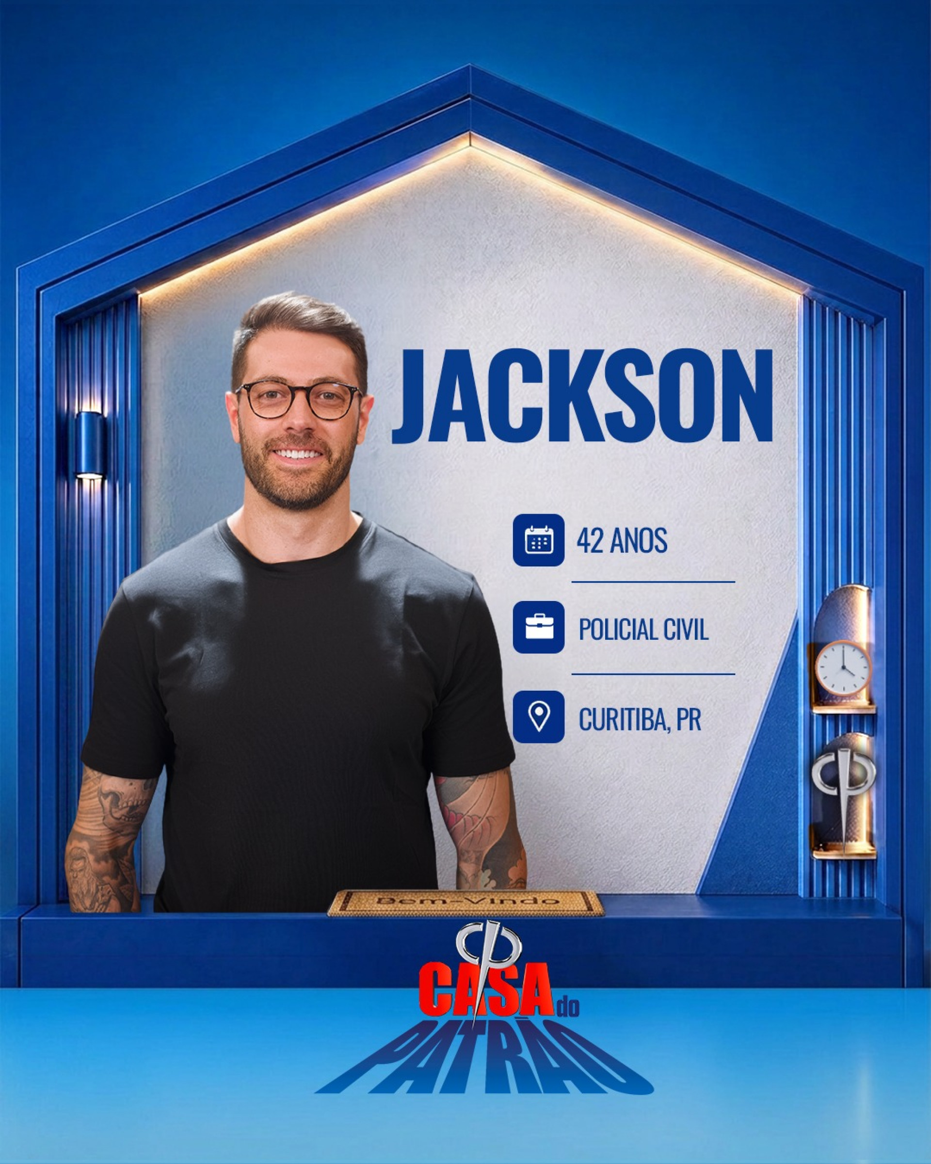 Jackson, participante da 'Casa do Patrão' - Divulgação / Record