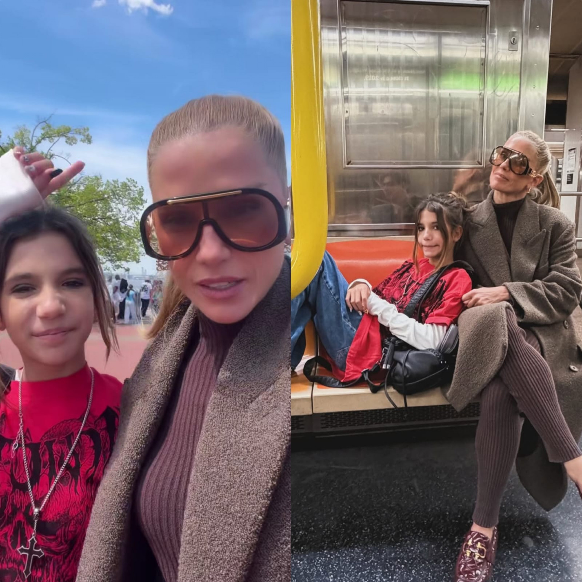 Deborah Secco aproveita viagem em Nova Iorque ao lado da filha, Maria Flor - Reprodução de vídeo / Instagram