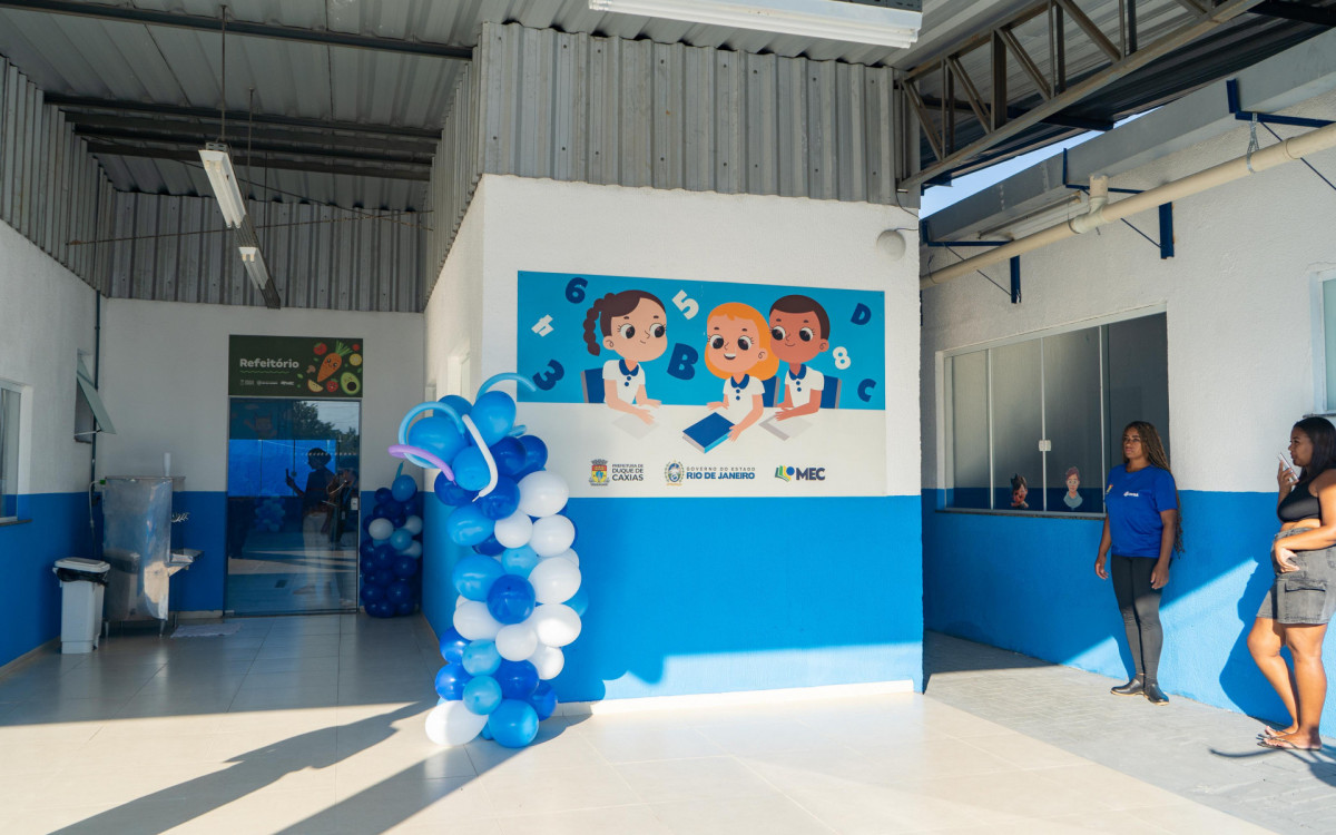 Caxias reinaugura creche e pr&eacute;-escola municipal Albert Sabin - Divulga&ccedil;&atilde;o
