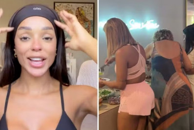 Brunna Gonçalves mostra fila para almoço em casa e brinca: 'Um restaurante?'