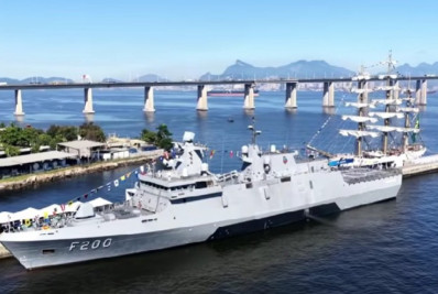 Primeira Fragata 'Tamandaré' é incorporada à Marinha no Rio