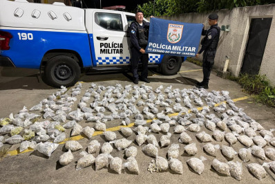 PM apreende mais de 60 kg de drogas no Carangola