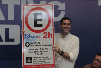 Rio Rotativo Digital: novo modelo de cobrança de estacionamento no Rio é apresentado
