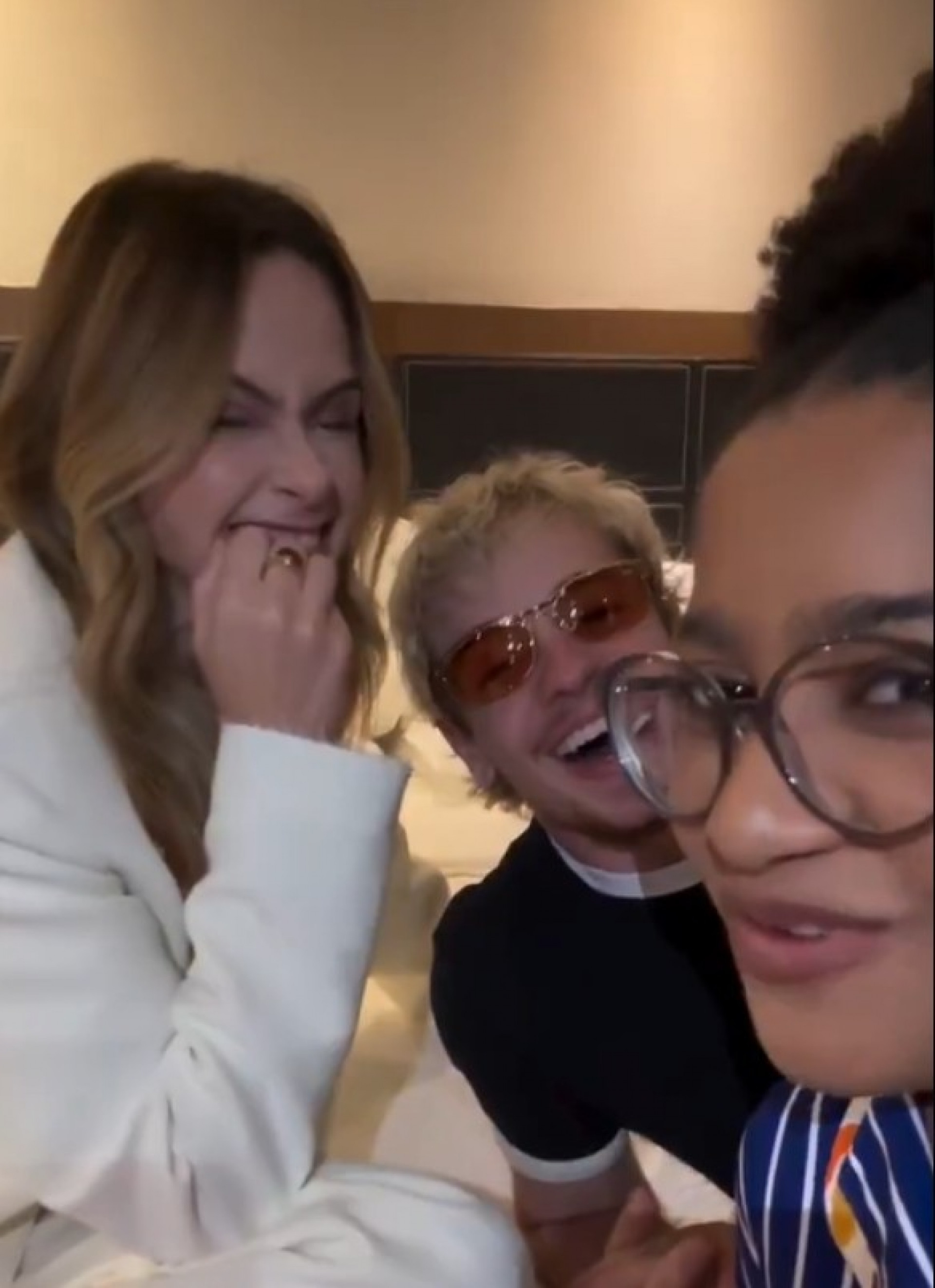 Ana Paula Renault, Juliano Floss e Milena Lage - Reprodução / Instagram