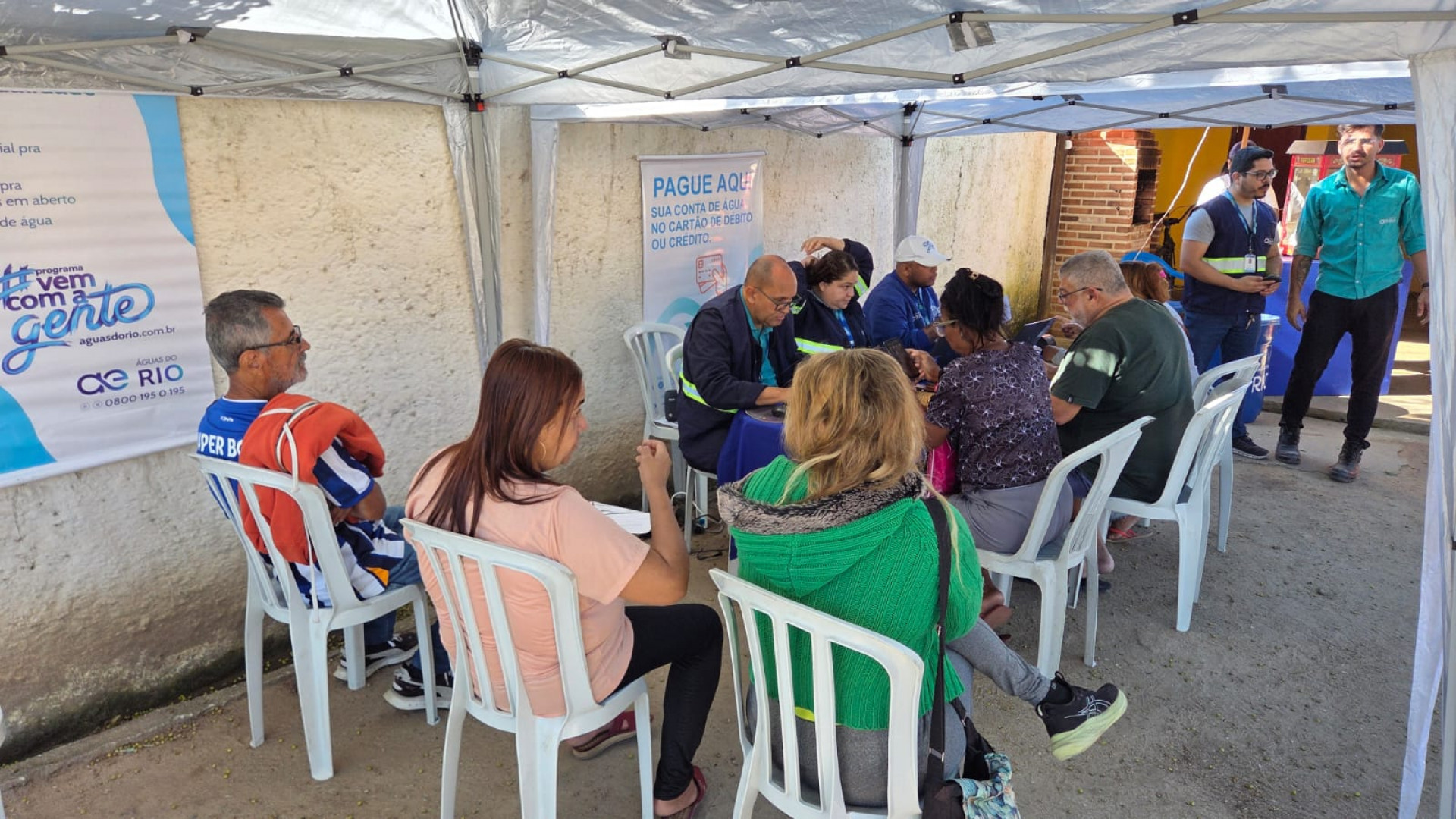 Águas do Rio leva atendimento itinerante a Alcântara