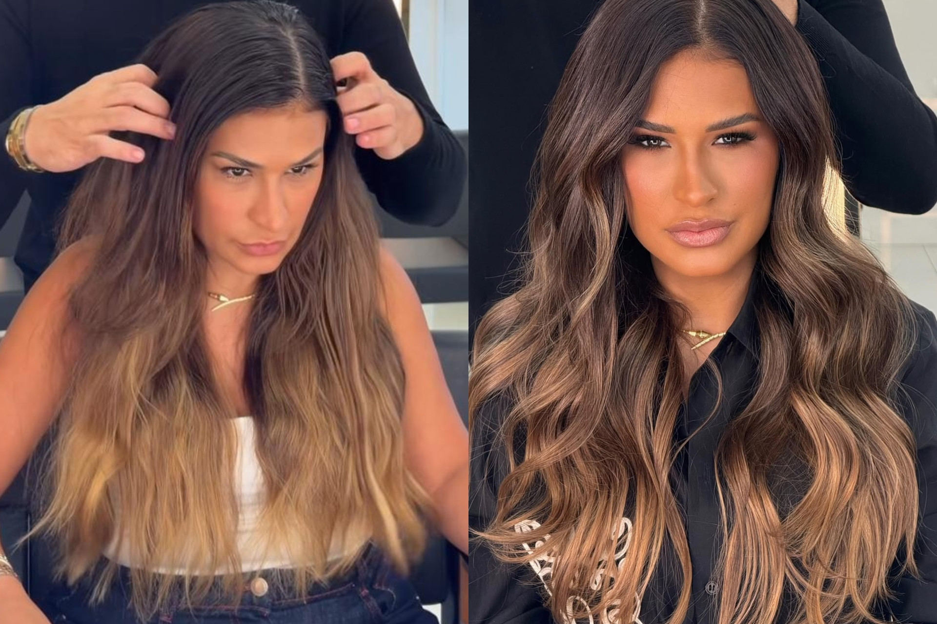 Simone Mendes muda visual e surge com cabelo com novo tom; antes e depois
 - Reprodução / Instagram