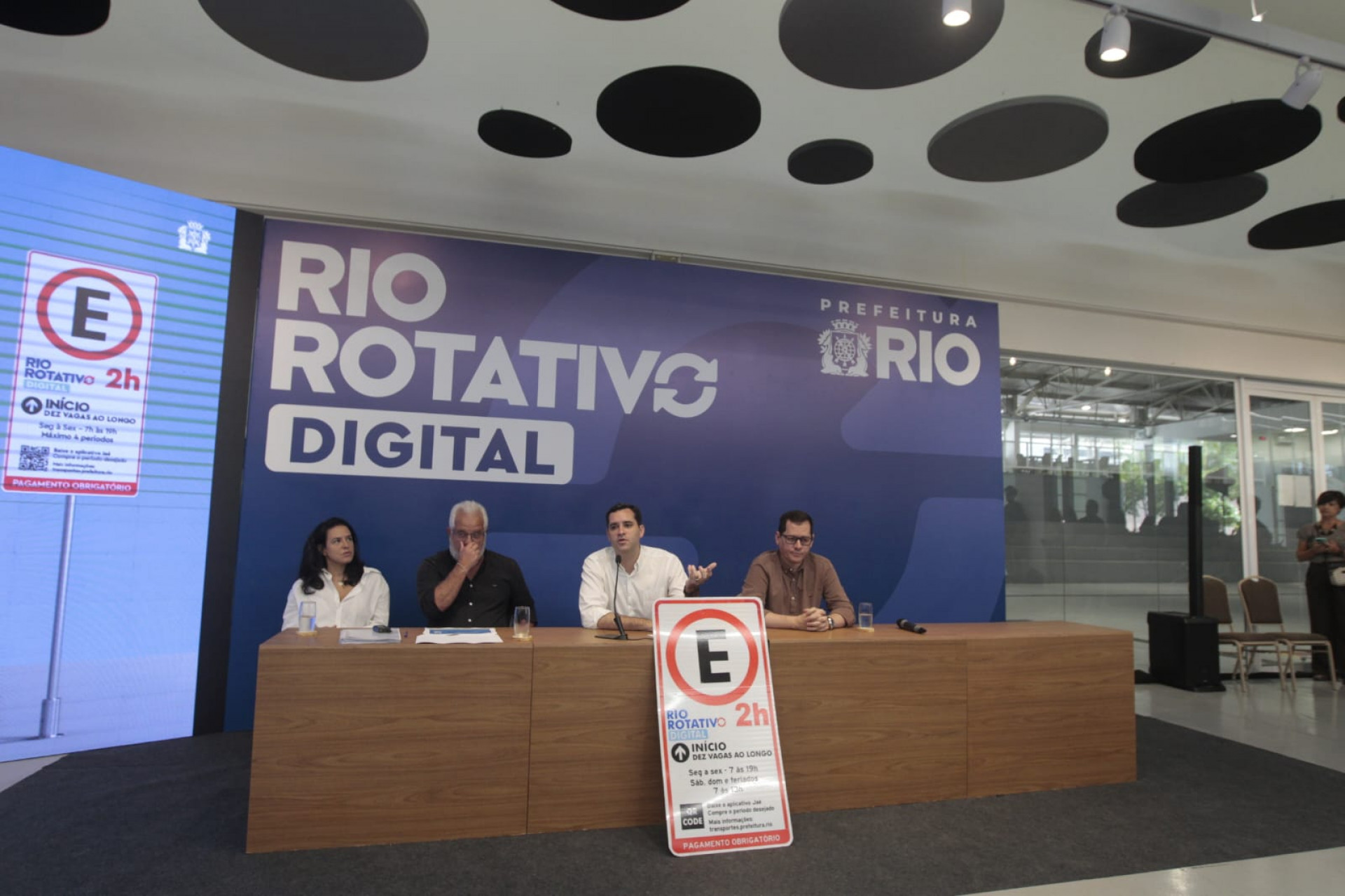 Prefeitura do Rio anunciou o novo modelo de estacionamento público - Reginaldo Pimenta / Agência O Dia