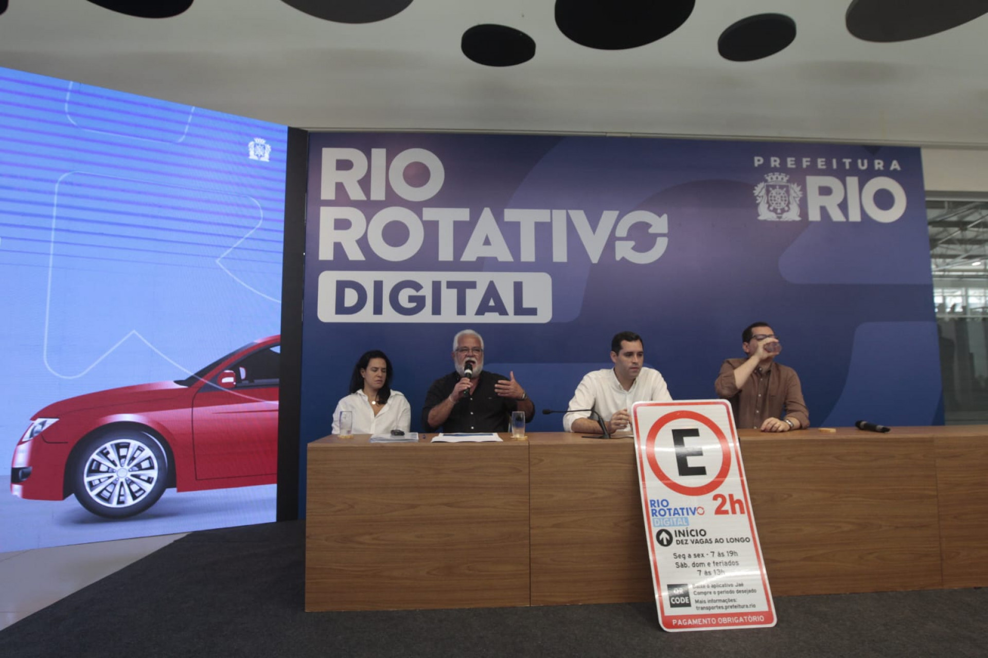 Prefeitura do Rio anunciou o novo modelo de estacionamento público - Reginaldo Pimenta / Agência O Dia