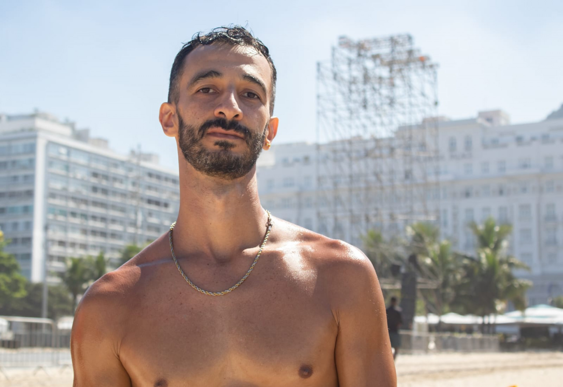 Estudante de educação física, Paulo Reis está na contagem regressiva para o show de Shakira - Érica Martin / Agência O Dia