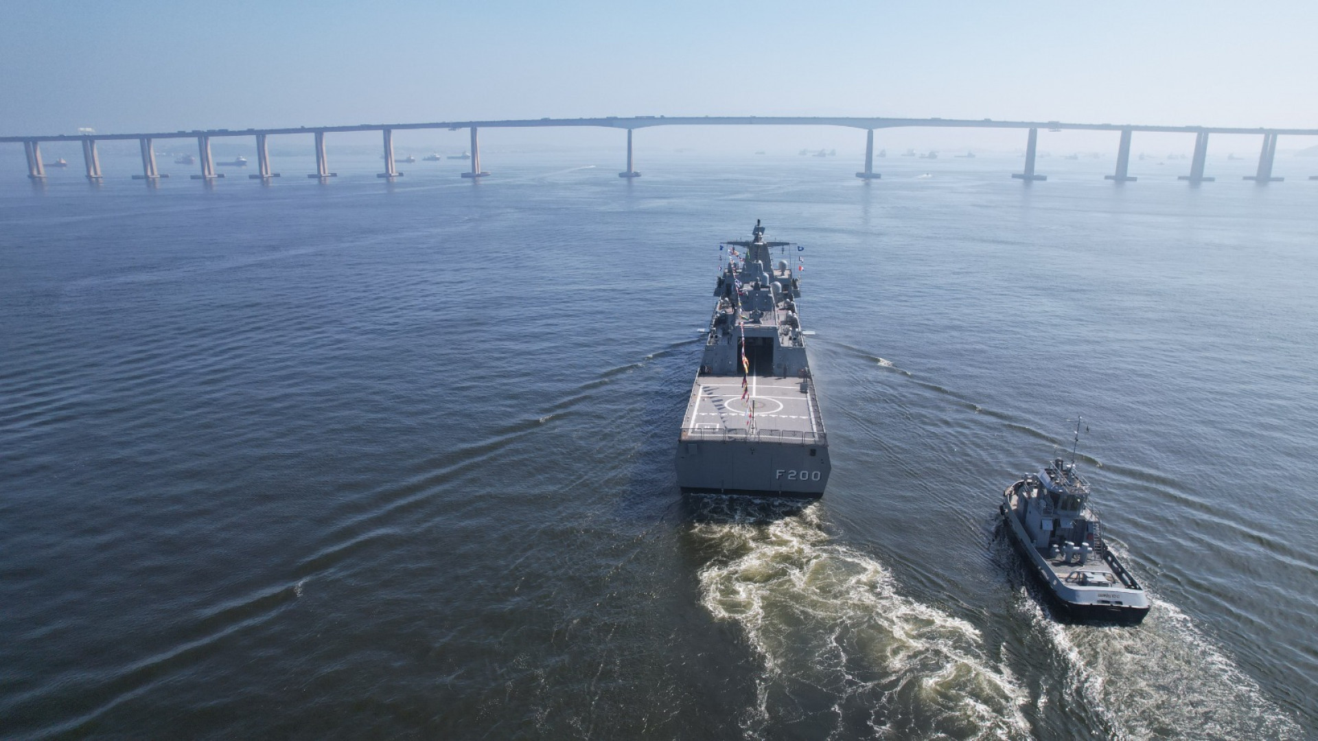 Primeira Fragata 'Tamandaré' (F200) é incorporada à Marinha do Brasil - Divulgação / Marinha do Brasil