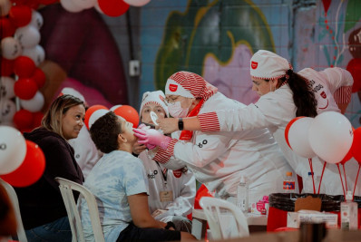 Mutirão seleciona crianças e adolescentes para receber tratamento dentário gratuito