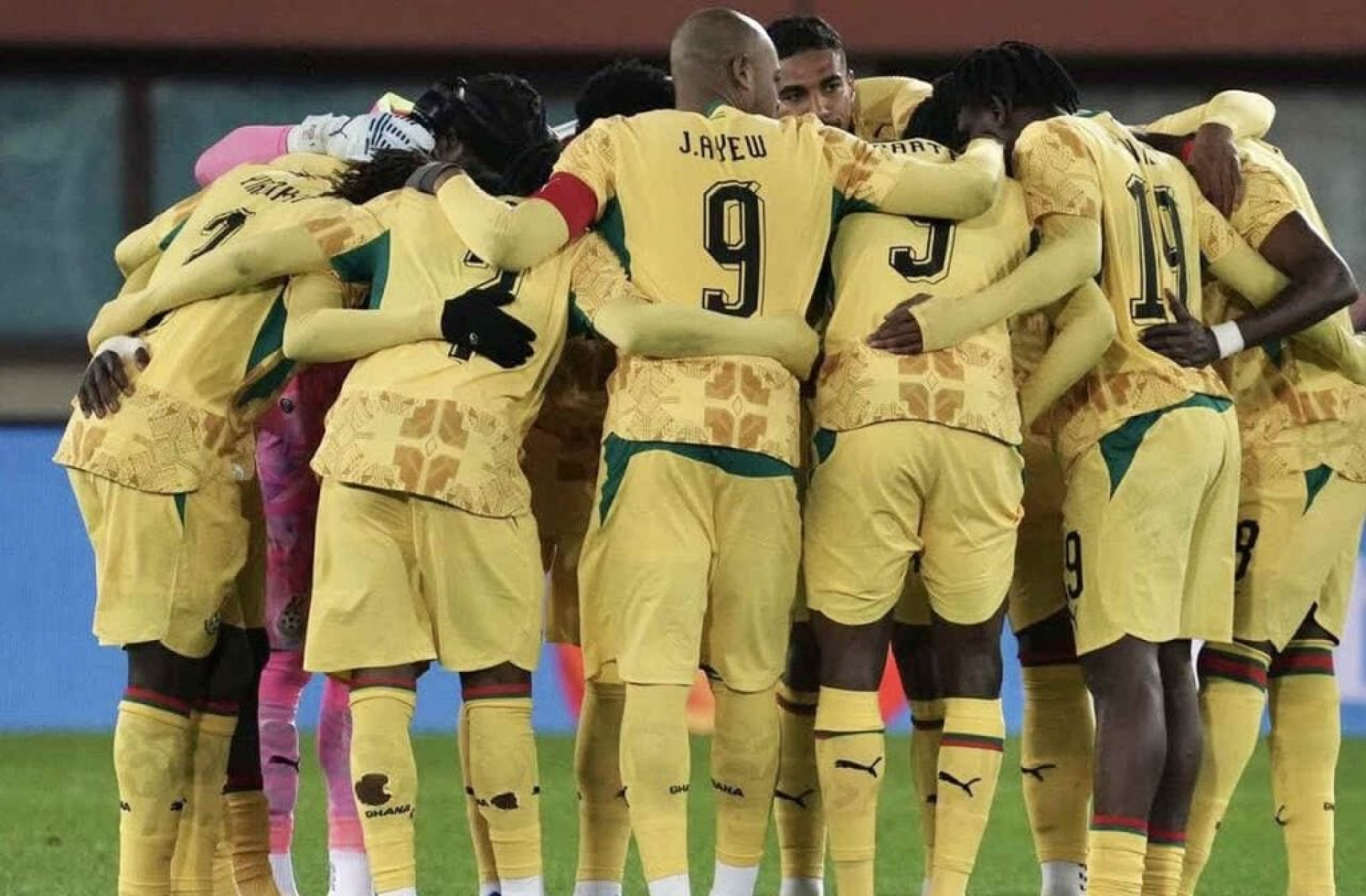 Como chega Gana para a Copa do Mundo