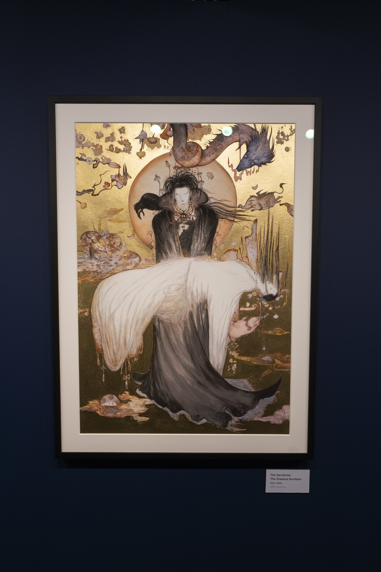 Yoshitaka Amano colaborou com personagens icônicos como Sandman - Divulgação / CCBB